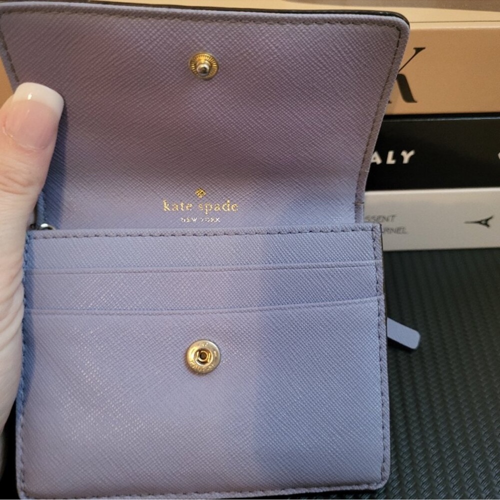Kate Spade New York Devon Trifold Wallet Lilac - Picture 3 of 5
